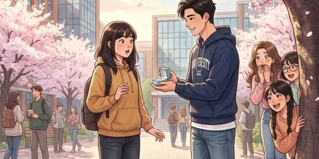 Cảnh Cầu Hôn Lãng Mạn Ấm Áp